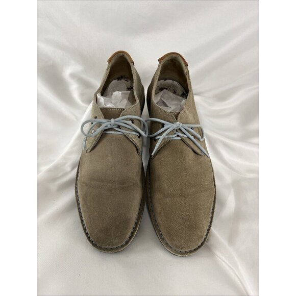 Ted Baker Chock Cream Suede Chukka Boots Mens Size 9 Preppy Fall - Picture 2 of 9